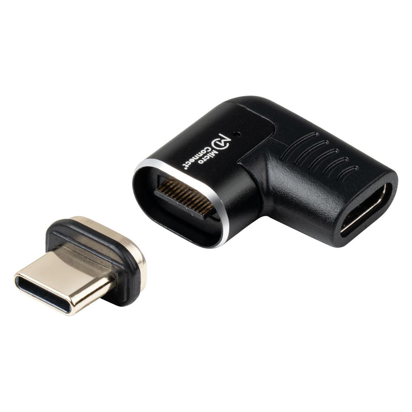 MicroConnect Magnetic USB-C Adapter 90 (USB-C, USB-C) (MC-USB4CCMF-MAGNETIC)