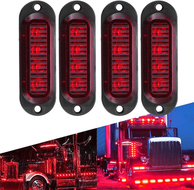 All Categories Goods Red LED Side Marker Lights, Assembly Clearance Lights For Truck Trailer RV Red LED Side Marker Lights, Assembly Clearance Lights For Truck Trailer RV