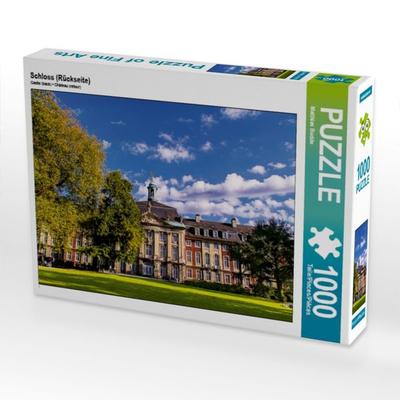 CALVENDO Puzzle Schloss (Rückseite) | 1000 Teile Lege-Größe 64x48cm Foto-Puzzle für glückliche Stunden