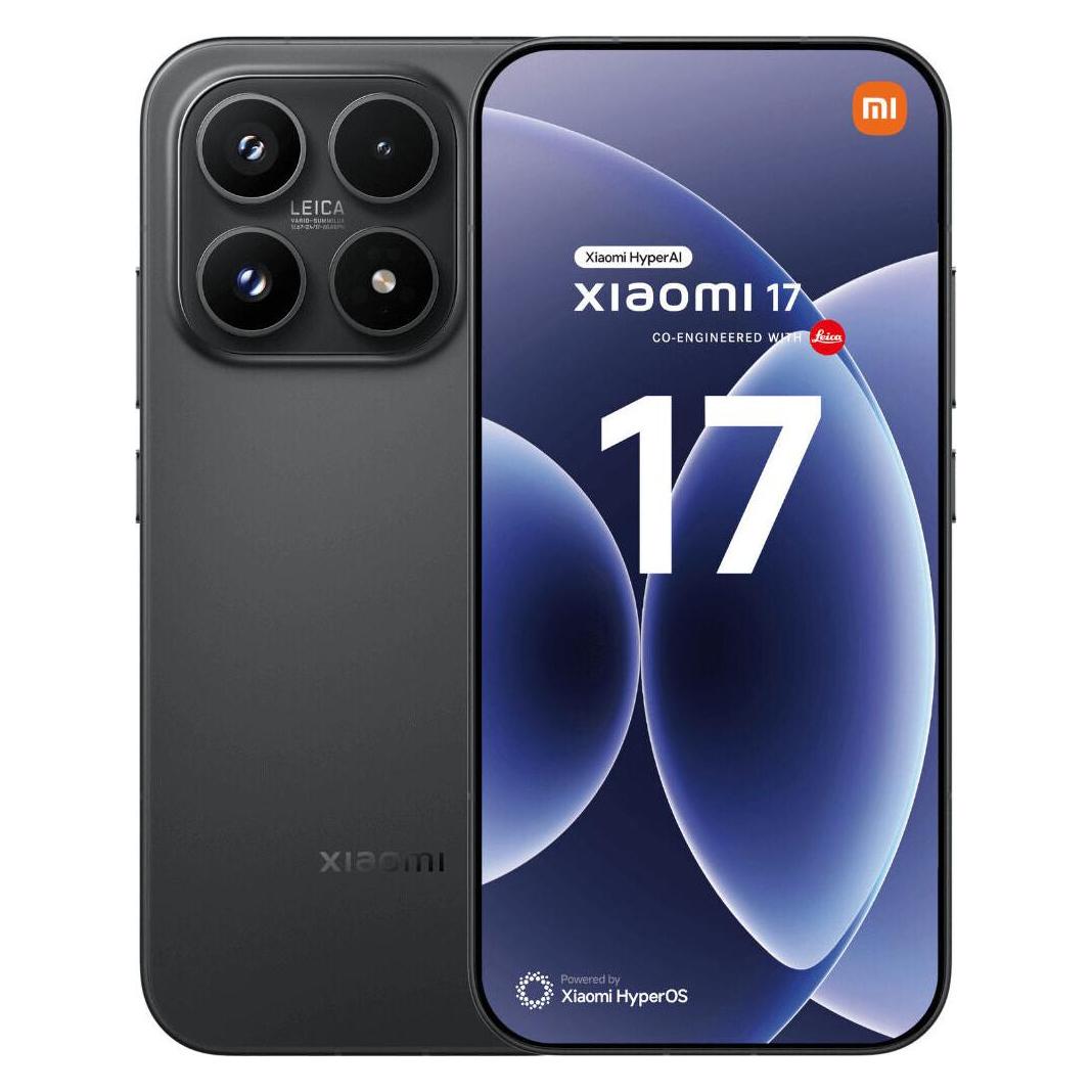 Xiaomi 17 (256 GB, Black, 6.30", Dual SIM, 5G) (XIMI17-256-BLK)