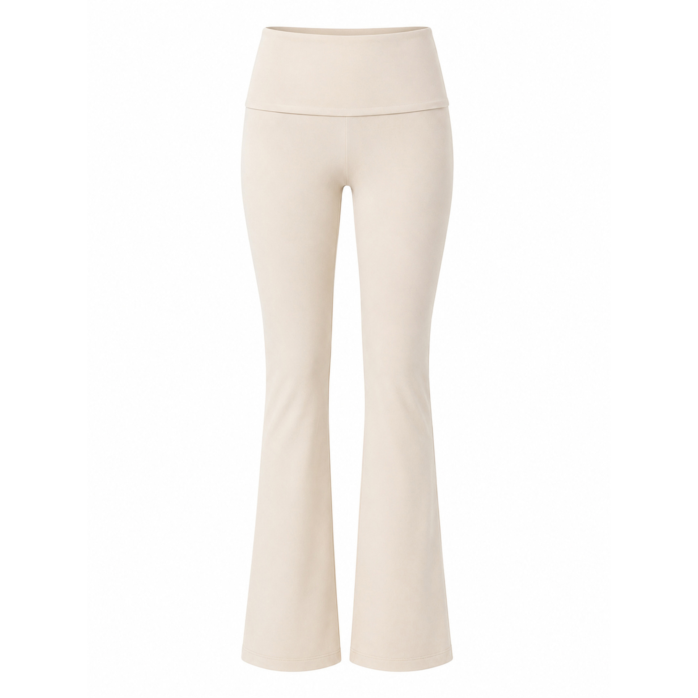 Mandala Classic Roll Down Hose Damen Yogahose beige Größe S Yoga Hautfreundlich