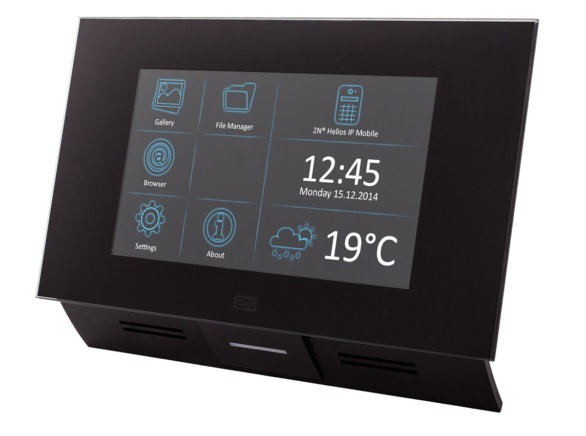 2N Indoor Touch, Anzeige, Schwarz, 2N Telecommunications, 2N Indoor Talk