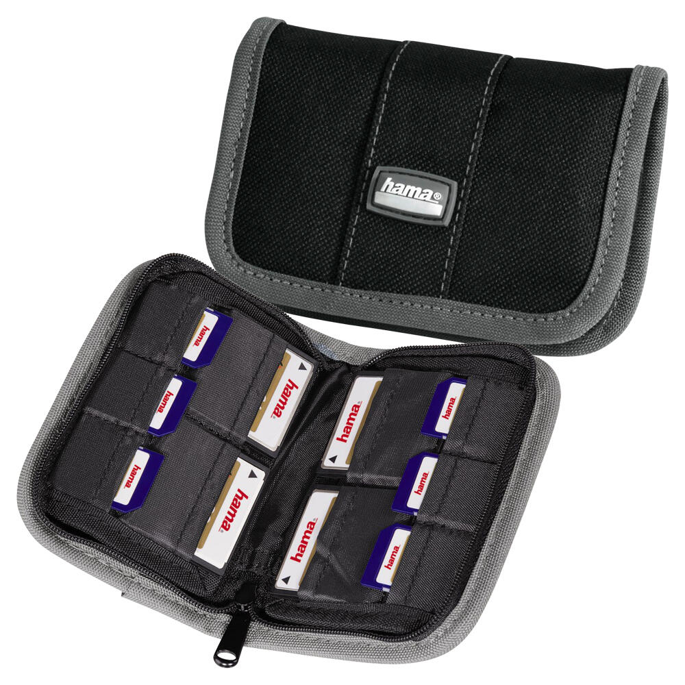 hama 10er Speicherkarten-Tasche Mini schwarz, 1 St. 49916