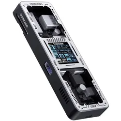 Dockcase USB-C Dockingstation DPR71S-EB Passend für Marke: Universal integrie (USB-C, 7 Ports), Dockingstation + USB Hub, Schwarz