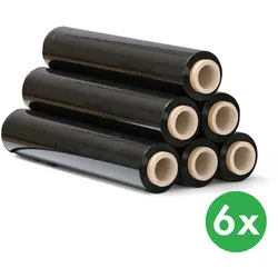 Schrumpffolie schwarz 17 mic, 450 mm x 232 m, 6 Stk.
