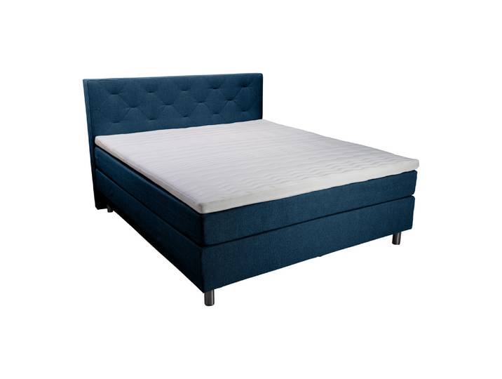 Boxspringbett Adriana-202, 180x200 cm, Byyu, inari navy-, HolzHolz/Textil