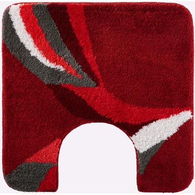Badematte KLEINE WOLKE Gr. 4, rot, (70cm x 120cm ), Badematten, Badematte