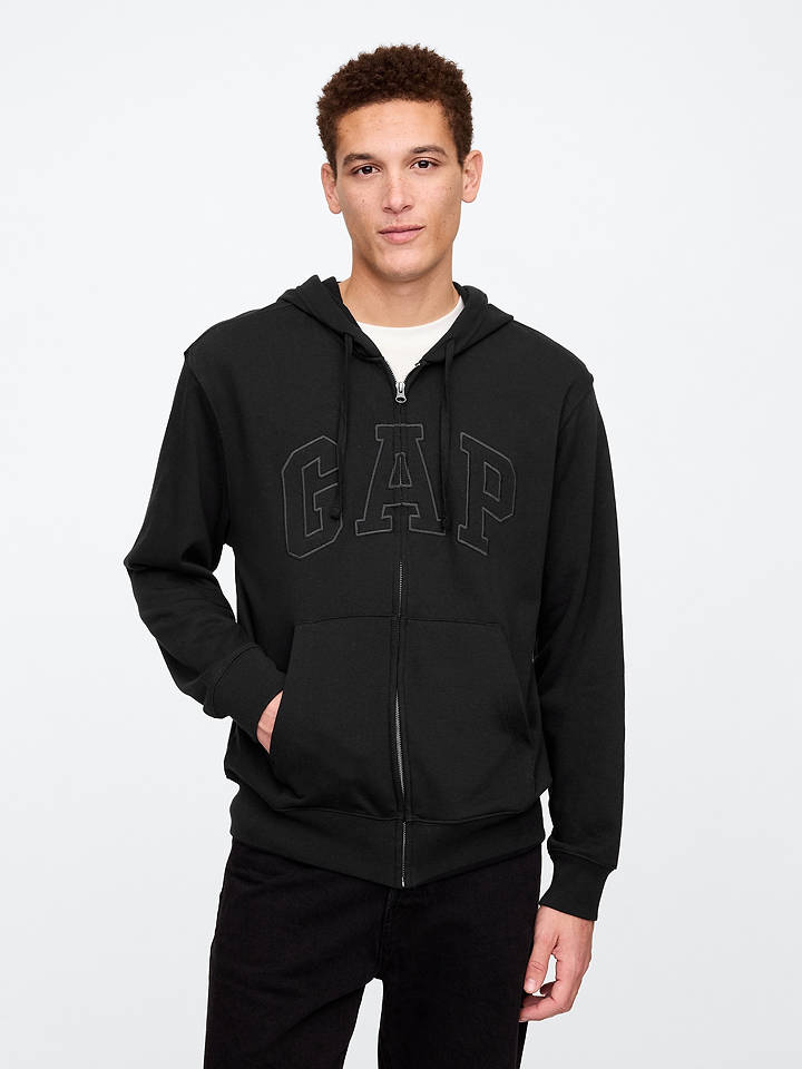 GAP Sweatjacke in Schwarz - XS