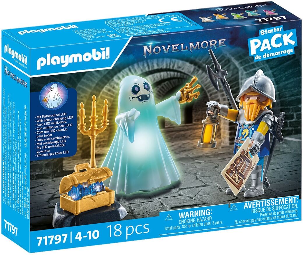 Playmobil Starter Pack Fantasma y caballero Novelmore .