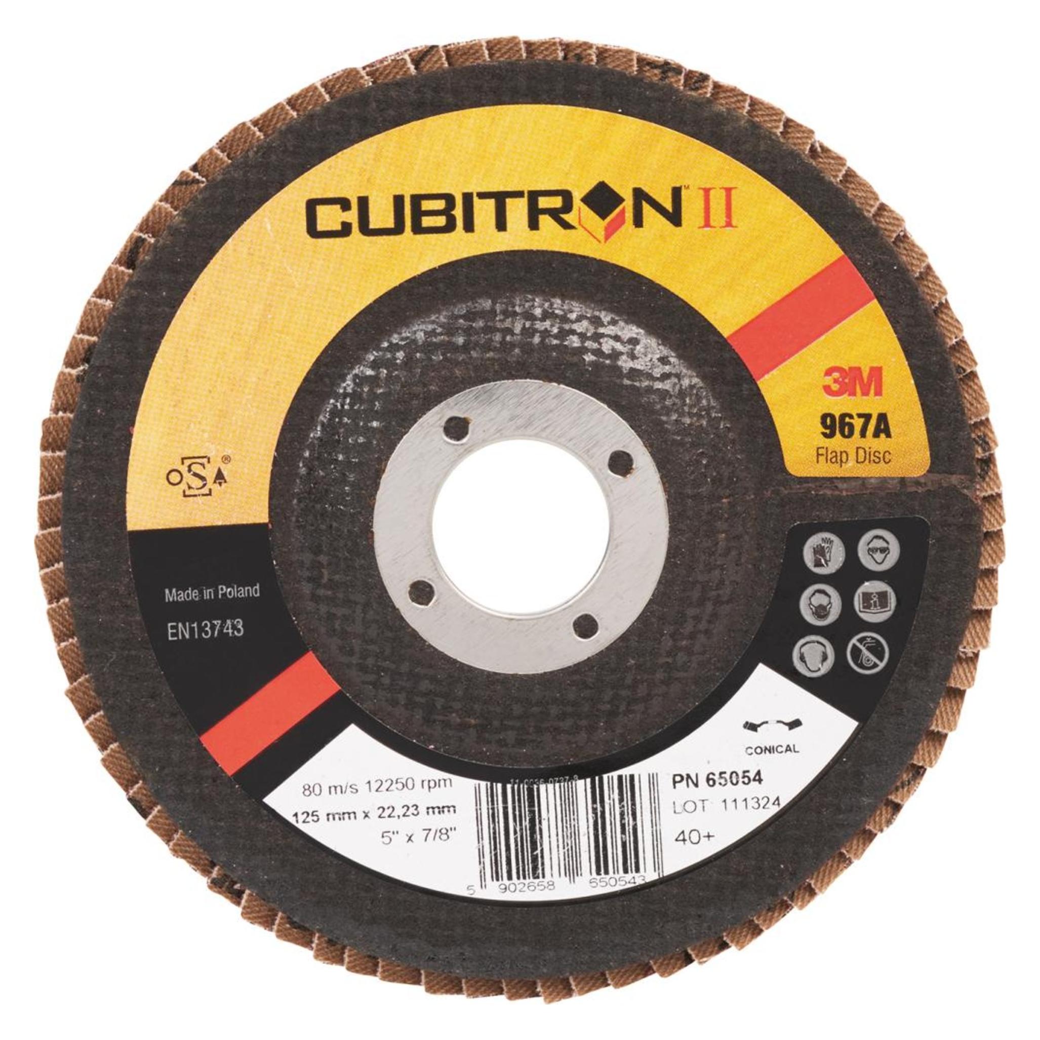 3M Fächerschleifscheibe CUBITRON II, Typ 967A, konisch (4054596838758)