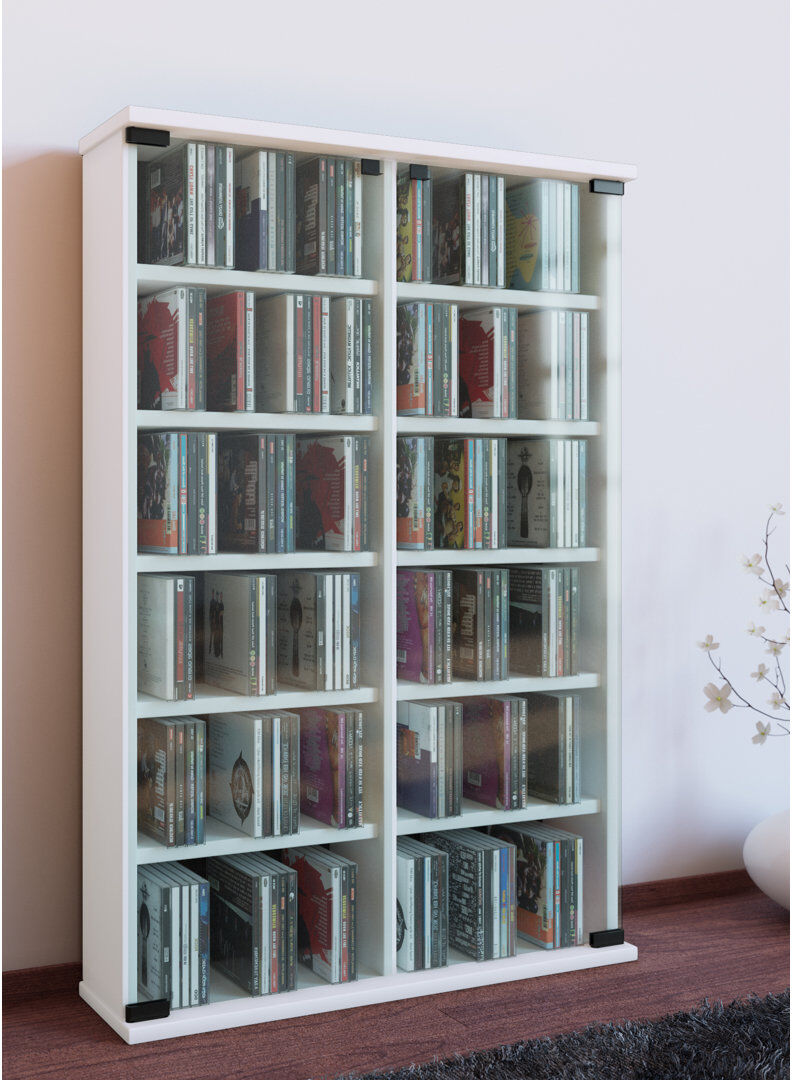 Latitude Run 91.5 cm H Multimedia Storage White 91.5cm H X 60cm W X 18cm D