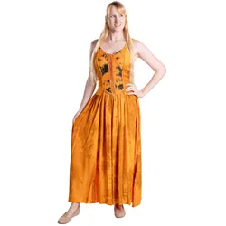 Metamorph Langes Mittelalter Sommerkleid orange (M, S)