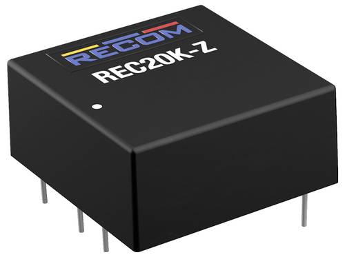 RECOM REC20K-2424SZ DC/DC-Wandler, Print 24V 24V 0.833A 20W Anzahl Ausgänge: 1 x Inhalt 1St.