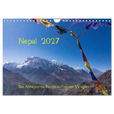 NEPAL - rund um die Annapurna (Wandkalender 2027 DIN A4 quer), CALVENDO Monatskalender