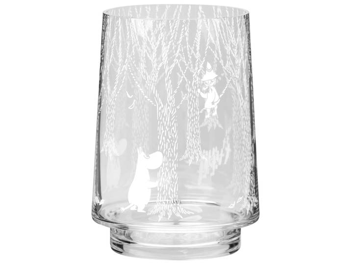 Muurla In the Woods waxinelichthouder/vaas 20 cm Helder-wit