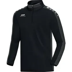 JAKO Kinder Pullover Ziptop Striker, Größe 152 in Schwarz Schwarz