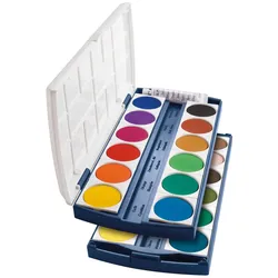 herlitz Wasserfarbkasten 24 Farben