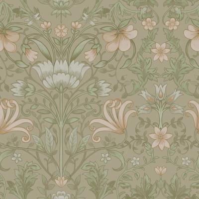 Holden Vintage Floral Non-Pasted Wallpaper – 396 in x 20.8 in
