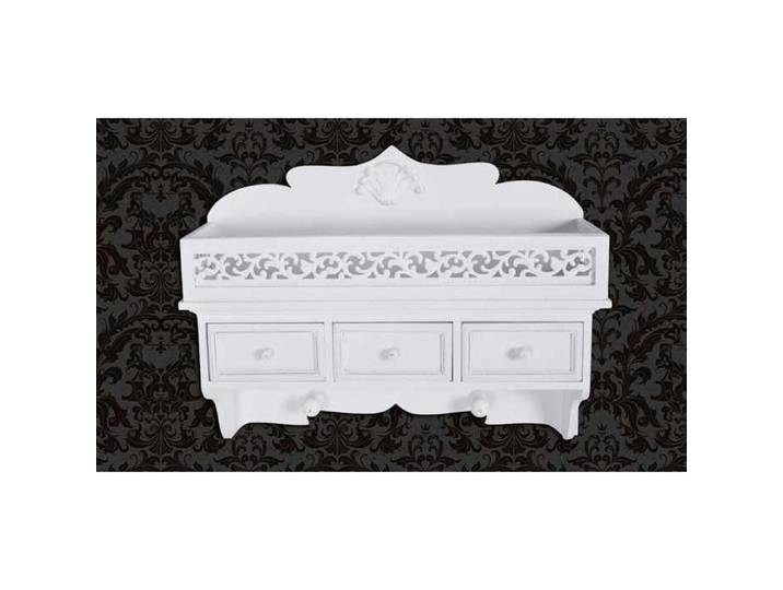 Maison Exclusive - Étagère murale avec 3 tiroirs 2 crochets