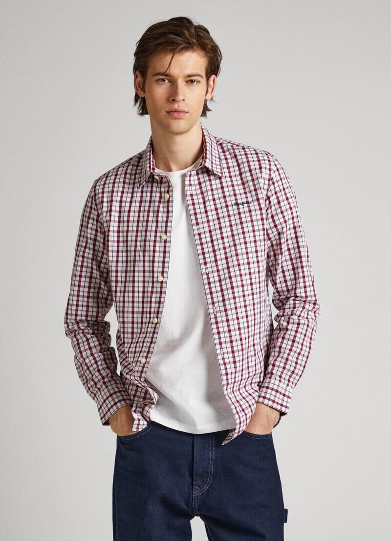 Camisa Cunningham Pepe Jeans Hombre Blanco Xxl