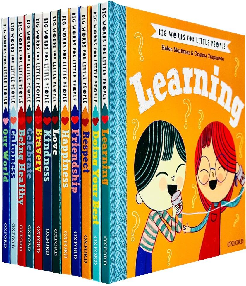 OXFORD UNIVERSITY PRESS Big Words For Little People 12 Books Collection Set – Kindness, Respect & Educational Learning Collection for Kids