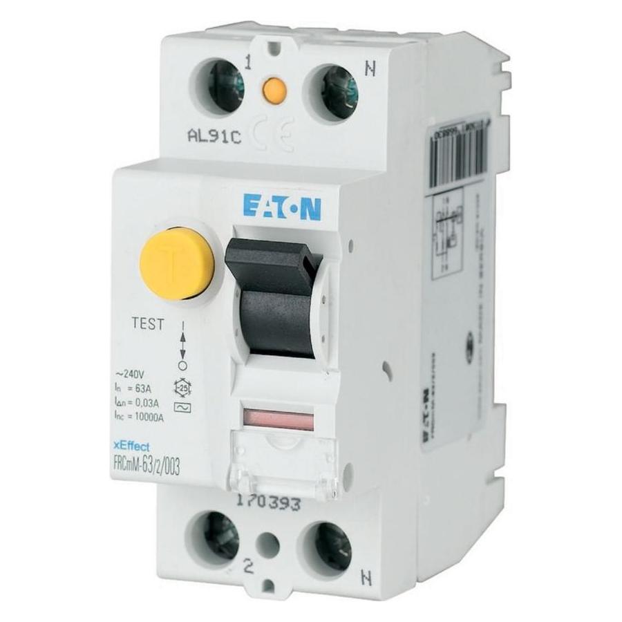 Eaton MOE FRCMM-25/2/003-A-NA FI-Schalter, 25A, 2pol, 30mA, Typ A (167113)