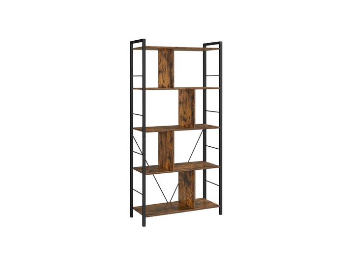 Hansiro Bücherregal, Braun, 30x150x74 cm, Wohnzimmer, Regale, Bücherregale