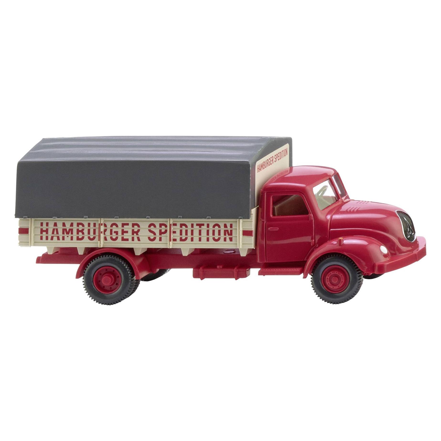Wiking 042004 H0 LKW Modell Magirus Pritschen-Lkw Hamburger Spedition (042004)