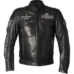 Helstons Indy, Lederjacke wasserdicht - Schwarz - L