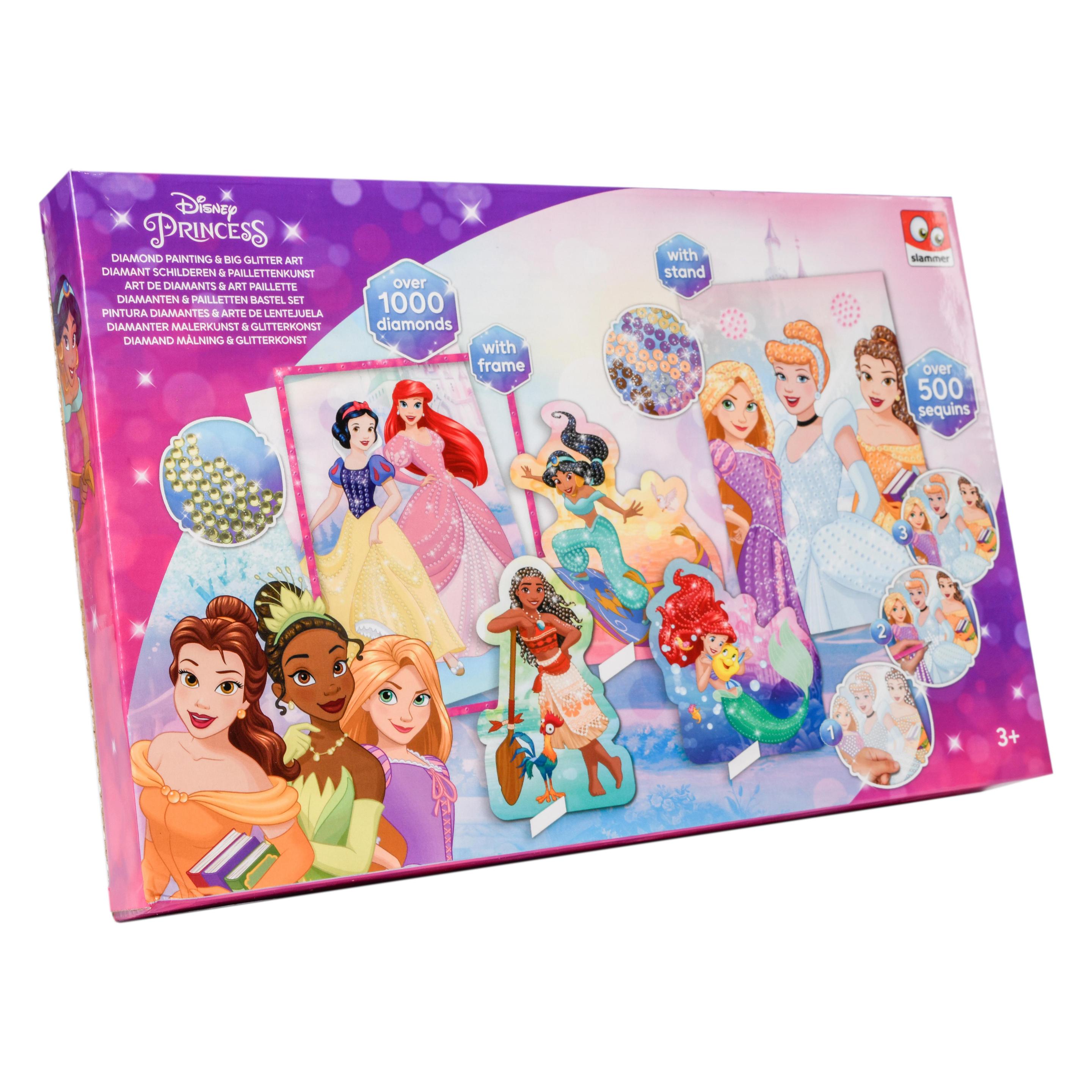 Canenco Disney Princess Diamantmalerei und Glitzerkunst (DP21326)