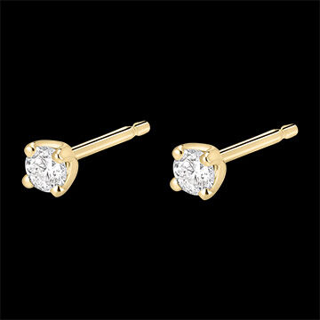 Edenly Diamant Ohrstecker in Gelbgold