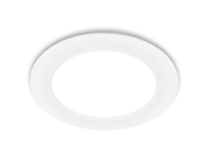 Einbaustrahler Norja weiss Kunststoff 500 lm B 17 cm - LED - Lichtfarbe: Kaltweiss - Einbaustrahler- LED Energiesparlampe