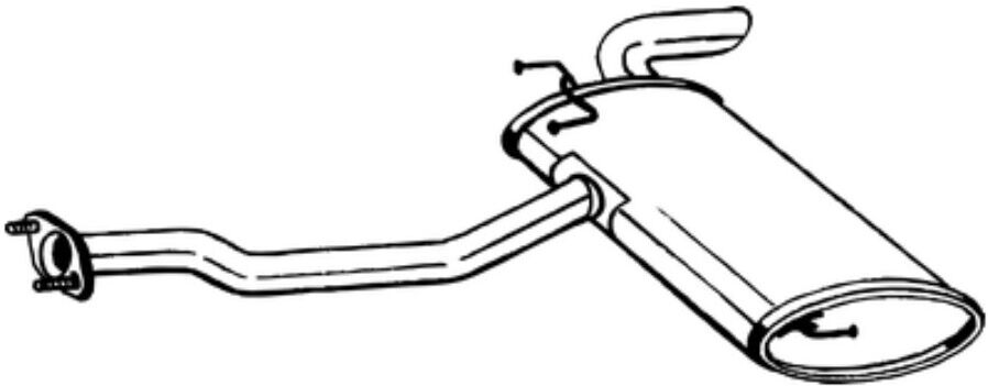 Silencieux Arrière Bosal 169-627