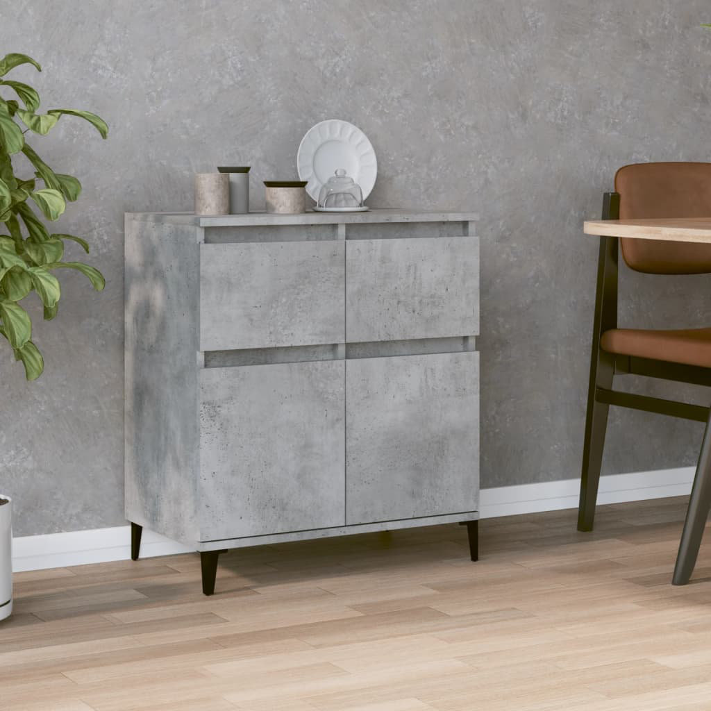 Alpen Home Colmenero 60 cm W Sideboard Grey 70cm H X 60cm W