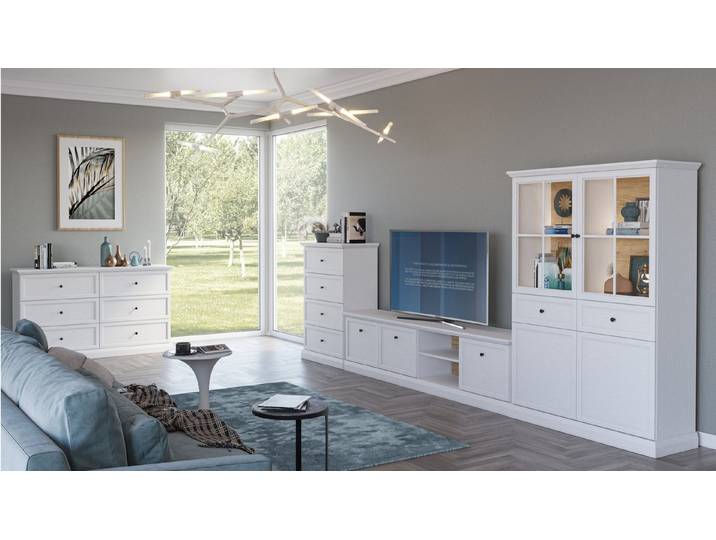 ROYAL24_MARKT Wohnzimmer-Set Livento 4-teilig – Stilvolle Wohnmöbel mit elegantem Design, (Wohnzimmer-Set, 4-St., Premium - Livento), Edel – Schlicht – Hochwertig.