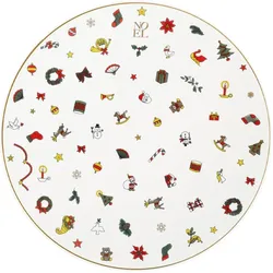 Taitù Noël Oro Teller flach, Teller, Mehrfarbig