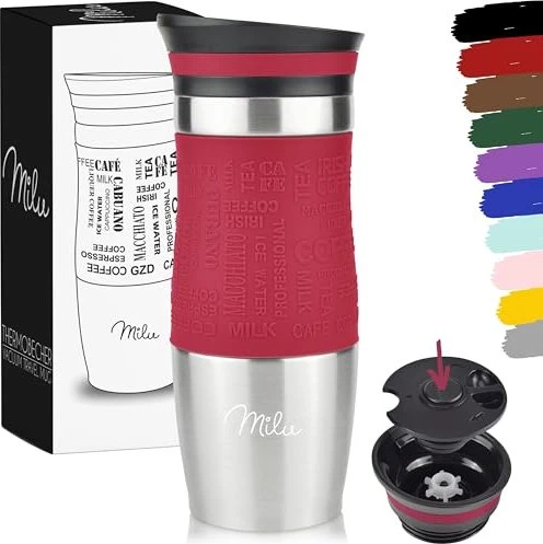 Milu Isolierbecher rot 0,37 l