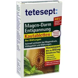 Tetesept Magen-Darm Entspannung Kautabletten 20 ST