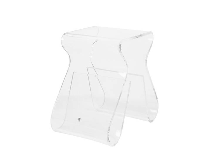 Umbra Beistelltisch, Transparent, Kunststoff, 42x43x29 cm, Stauraum, Wohnzimmer, Wohnzimmertische, Beistelltische