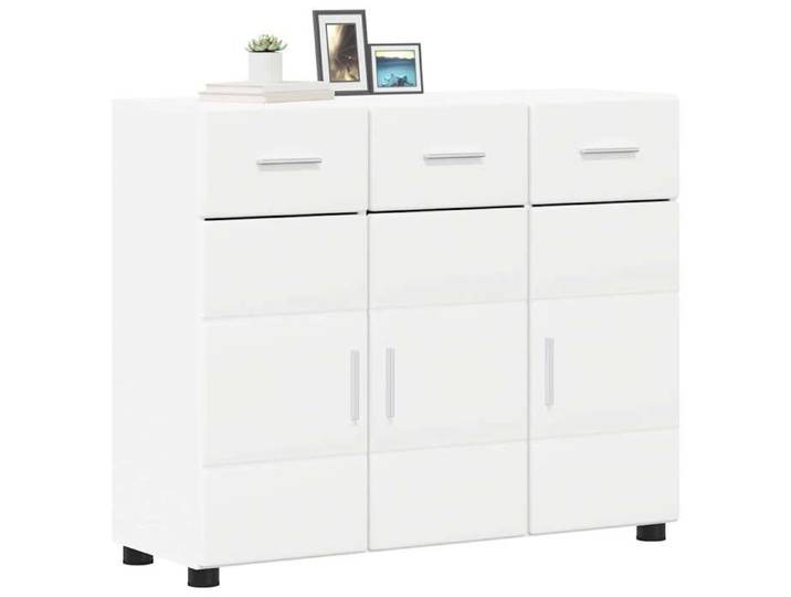 Printemps 2026 Soldes Buffet de rangement/Buffet Bahut - Buffet salle à manger avec étagère Blanc 88 5x30 5x73 cm Bois d'ingénierie
