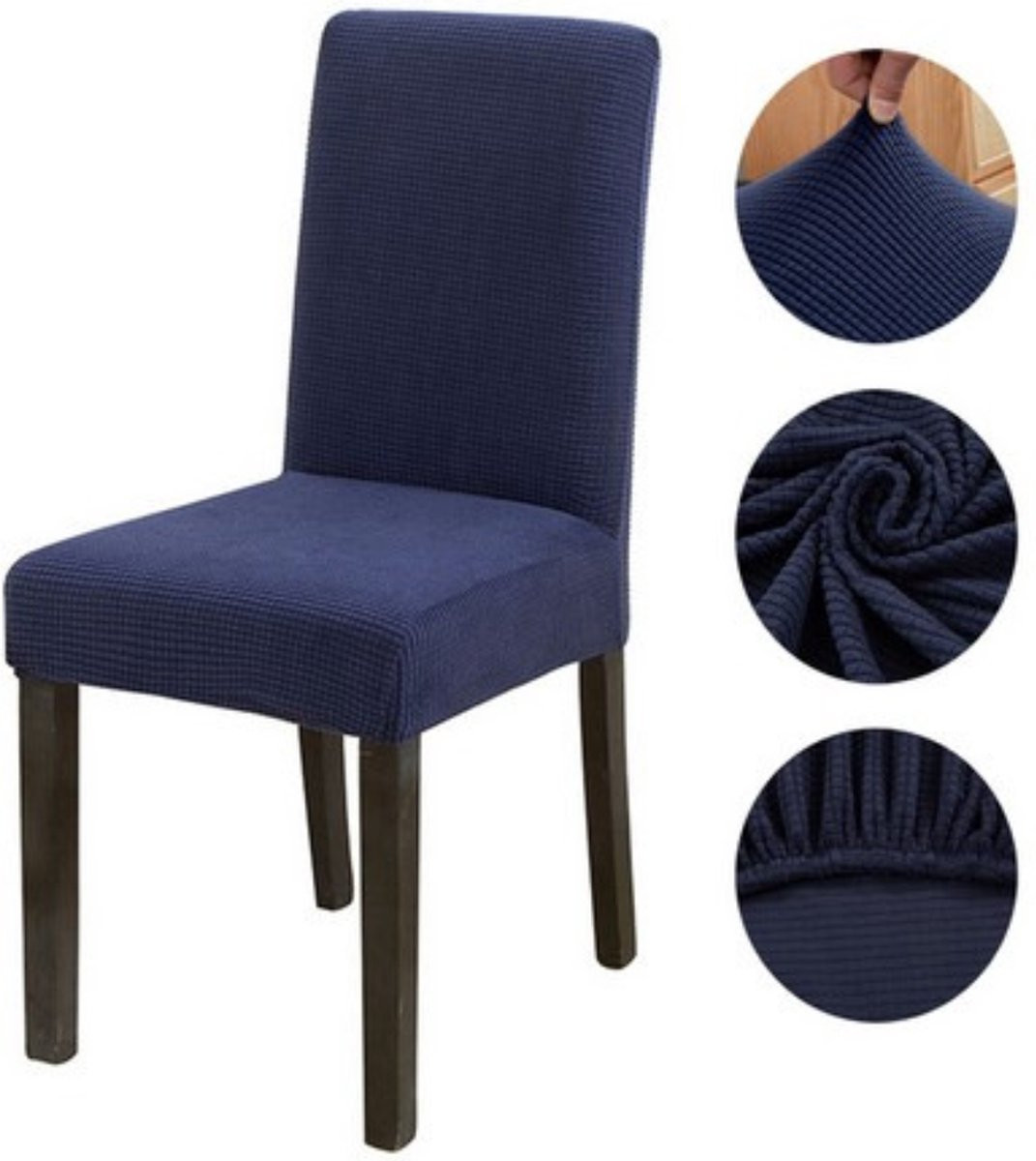 Winkrs Stoelhoes Blauw voor eetkamerstoelen
