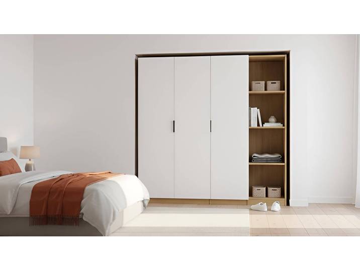 Schlafzimmer-Kleiderschrank nach Maß Premium Dekore Eiche