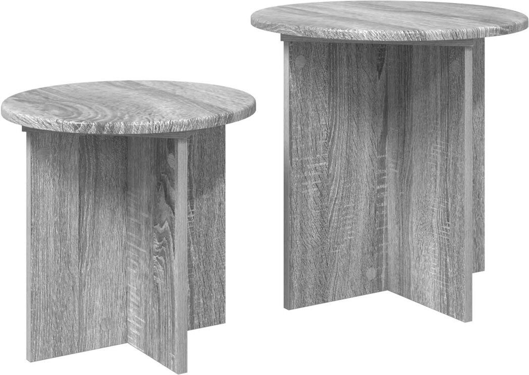 17 Stories End Table Grey 45cm H X 45cm W X 45cm D
