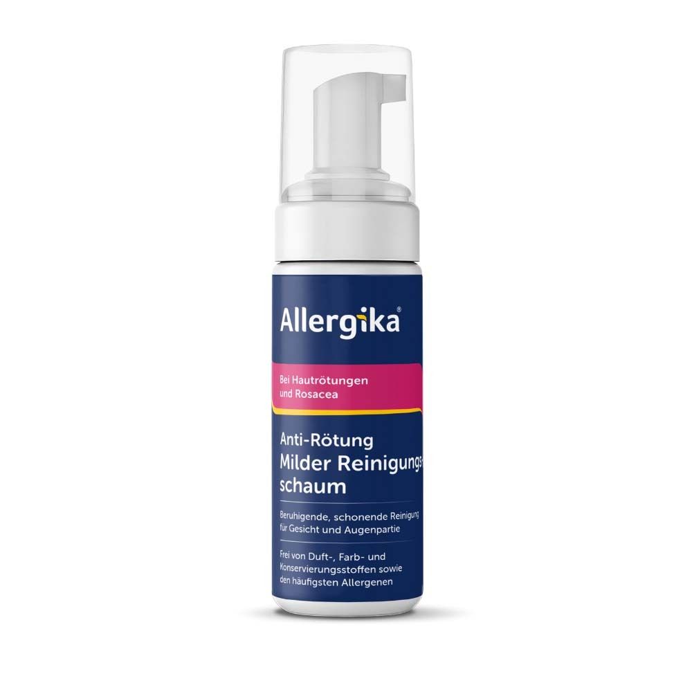 Allergika Anti-Rötung milder Reinigungsschaum 150 ml Schaum
