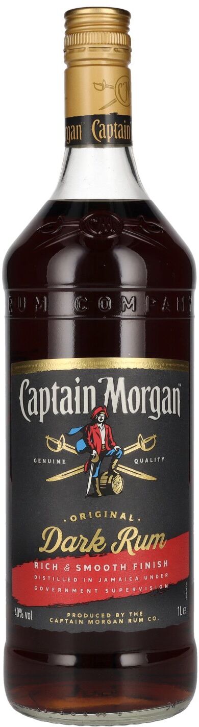 Captain Morgan DARK RUM 40% Vol. 1l