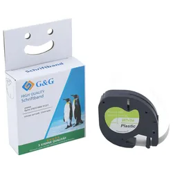 G&G Schriftband kompatibel zu Dymo 91221
