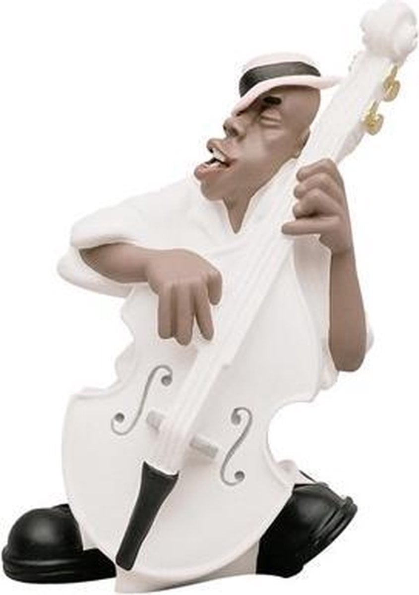MadDeco Beeldje Contrabassist Jazz Band Design