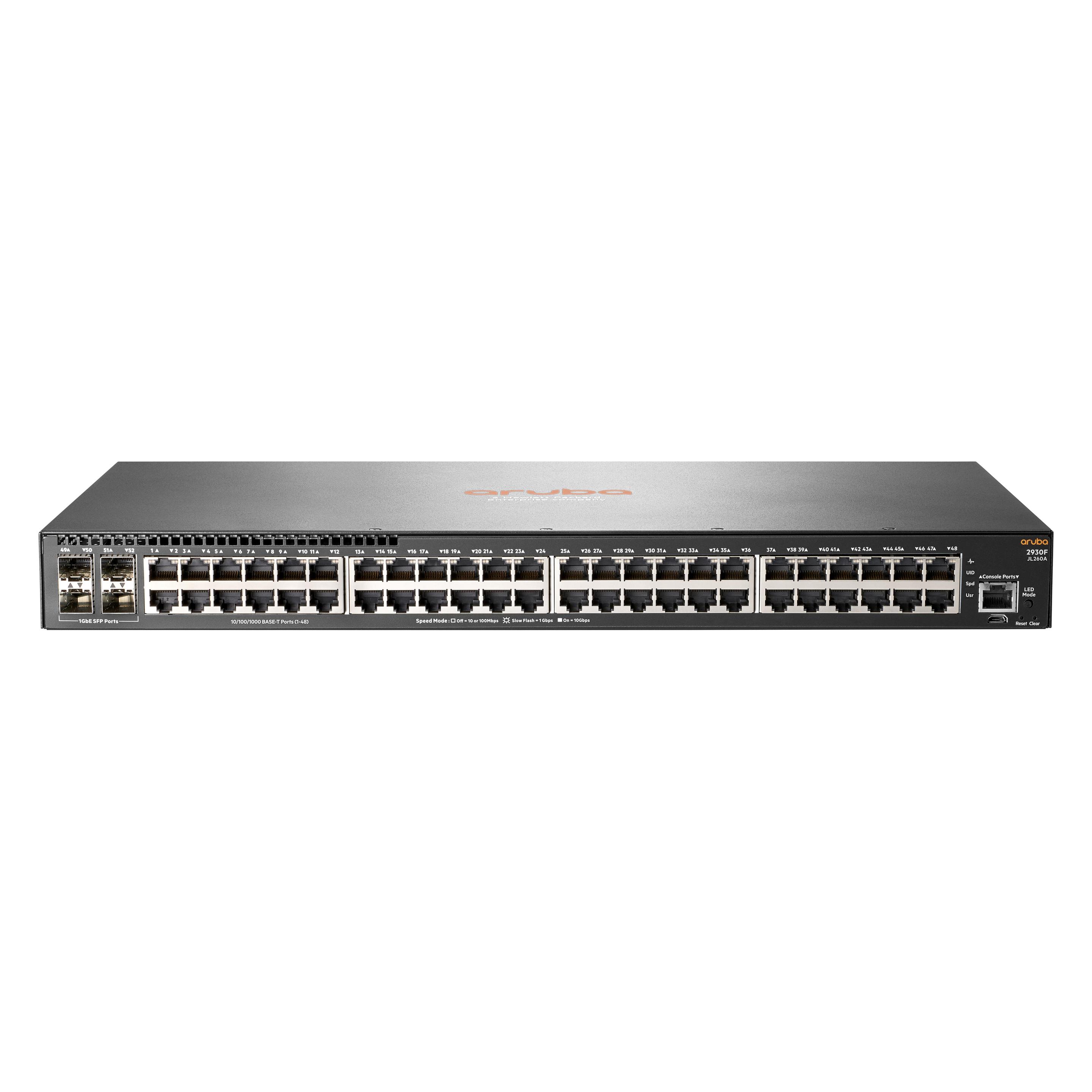 HPE 2930F 48G 4SFP (52 Ports) (JL260A)