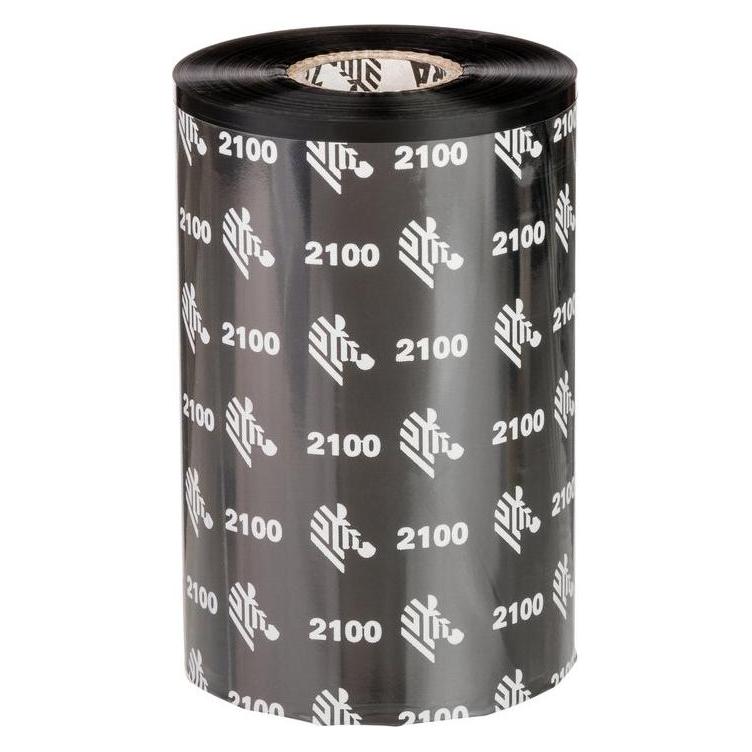 Zebra RIBBON 2100 WAX 220MM (22 cm, Schwarz) (02100BK22045)