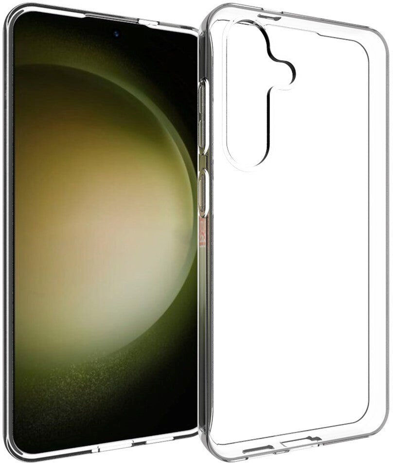 INCOVER Samsung Galaxy S24 Fleksibelt Plastik Bagside Cover - Gennemsigtig